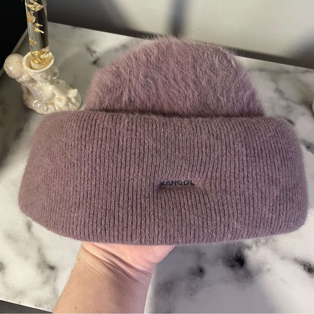 《 Kangol 》 Furgora Casual fold over purple beanie Hat